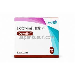 ドキソリン, ドキソフィリン　400mg, 製造元：Zydus Cadila,シート情報